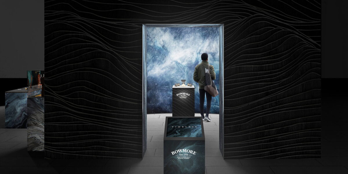 Bowmore whisky Timeless campaign design