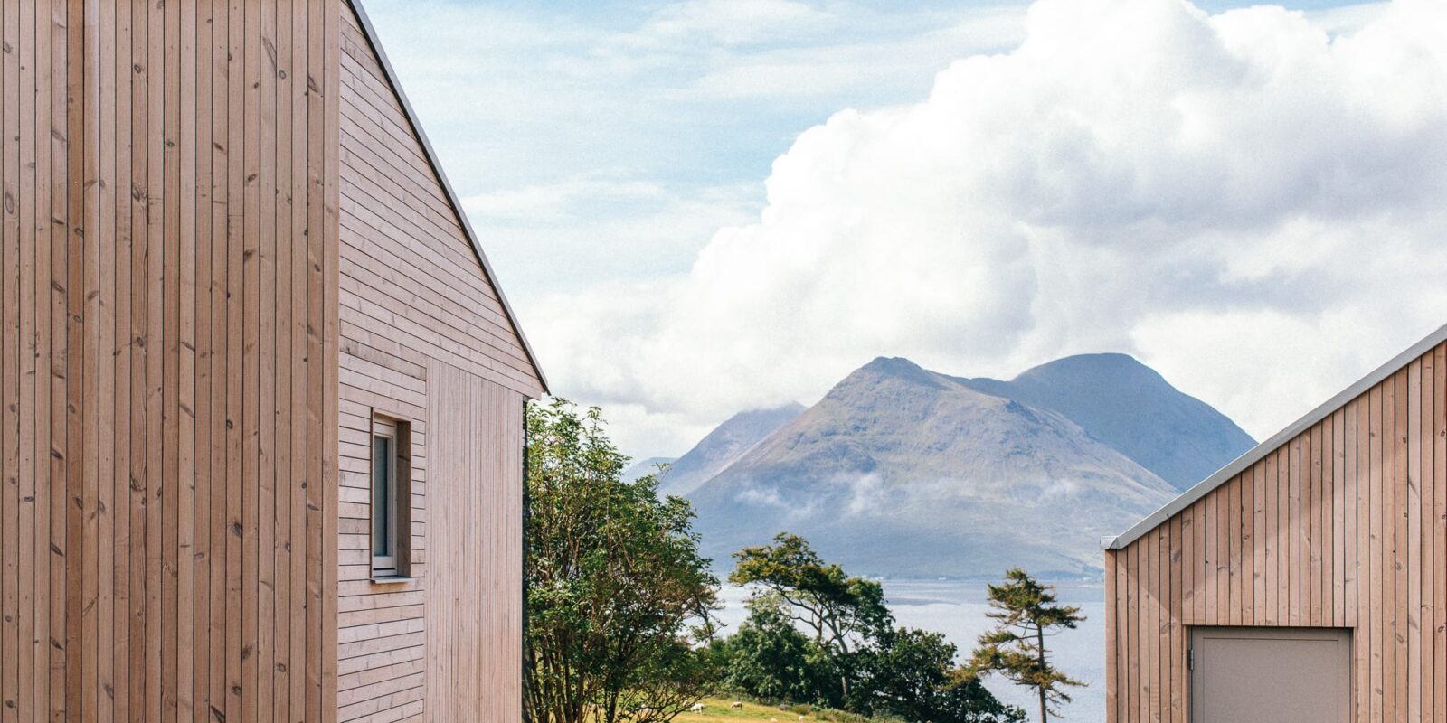Isle of Raasay cabins by Corr cabins and S+Co