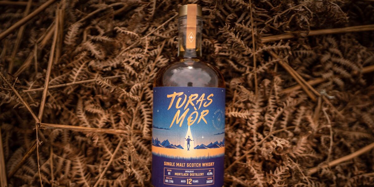 Turas Mor whisky bottle brand design and packaging by S+Co