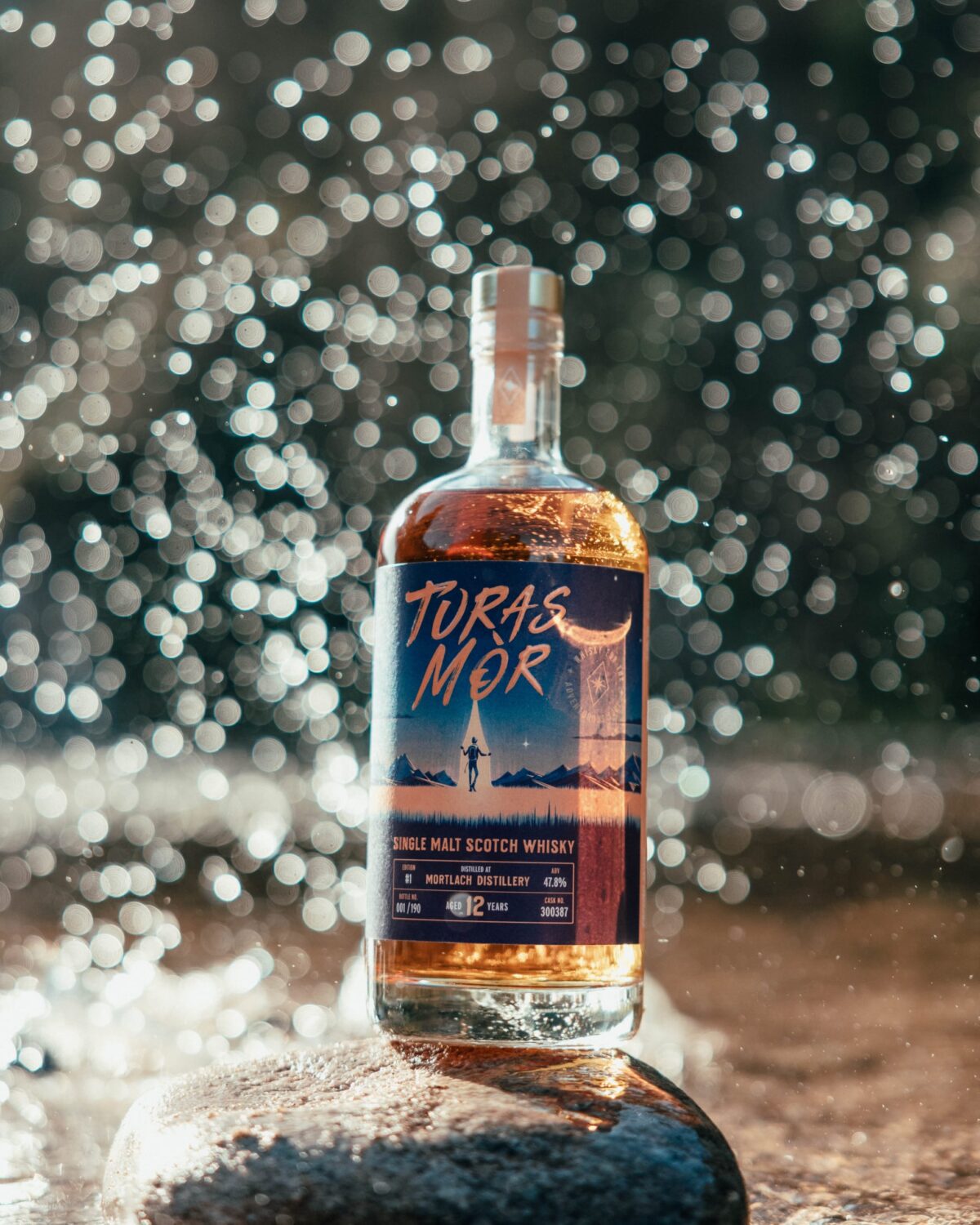 Turas Mor whisky bottle design by S+Co